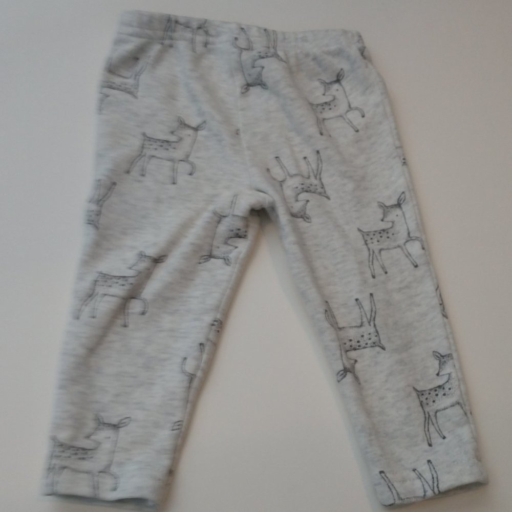 Carters 9m 2 pants animal print
